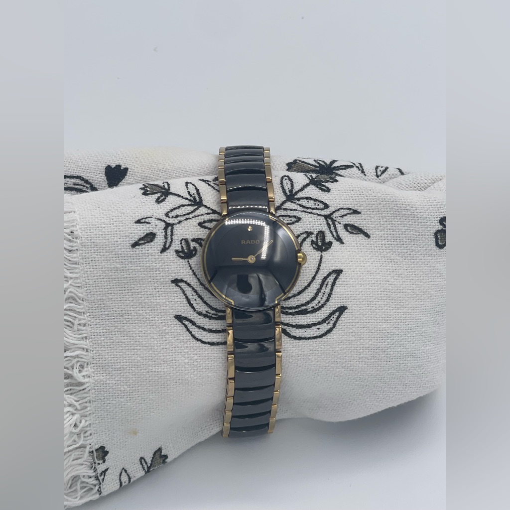 Vintage Rado Ceramic Diastar Ladies Swiss Watch Model No 15303523 C 1996